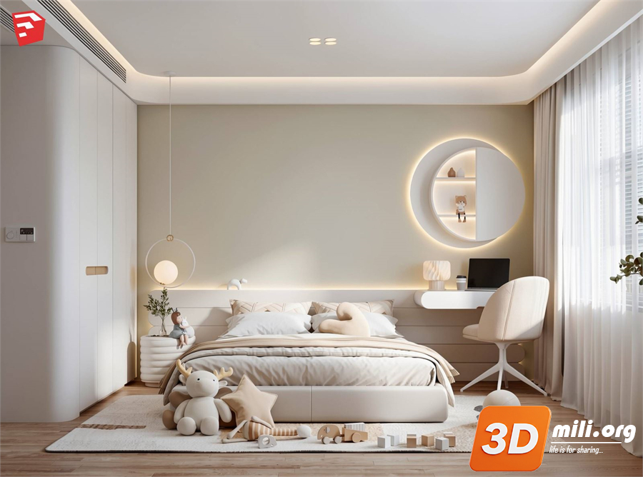 Children Room Scenes Skp FIles 